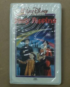 Walt Disney Home Video Mary Poppins Vintage Clamshell VHS 23V white box whitebox - Bild 1 von 3