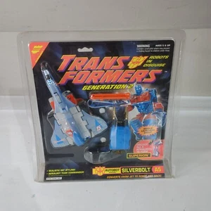 1993 HASBRO TRANSFORMERS GENERATION 2 AUTOBOT SILVERBOLT A5 JET TO ROBOT NEW - Picture 1 of 2