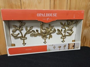 New Target Opal House Metal Bird & Peacock Wall Hooks NIB 3 Metal Hooks - Picture 1 of 6