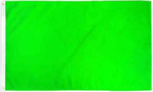 Neon Green Flag 3x5ft Poly Neon Green Blank Solid Color Sublimated Neon Flag - Picture 1 of 3