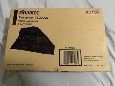 New MURATEC TS300US Black Toner Cartridge For F-300/305/315, MFX-1330 - Image 1 of 3