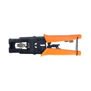 Kompression Crimpzange für BNC RCA RG59 RG6 Stecker Koaxialkabel Crimper - Bild 1 von 14