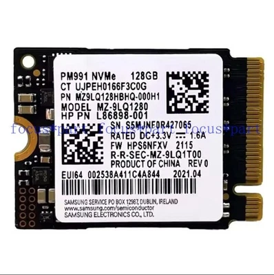 Samsung SSD PM991 128GB NVME M.2 2230 Interne Festplatte für Microsoft Surface - Bild 1 von 4