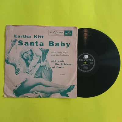 Eartha Kitt - Santa Baby 10" 78 - 1953 - 20-5502 - Used - VG++ - Vinyl - Image 1 of 4
