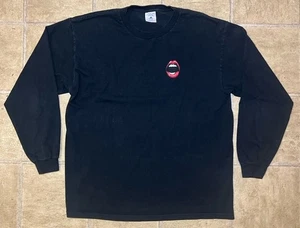 Vintage The Rocky Horror Picture Show Live Adult L Black Long Sleeve Shirt Y2K - Picture 1 of 9