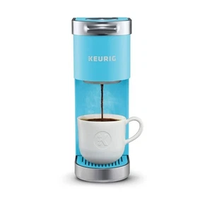 Cafetière Keurig K-Mini Plus - 6-12 oz, rangement à dosettes K-Cup, Cool Aqua - Photo 1/15
