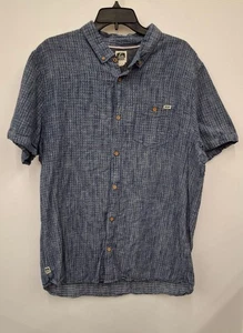 Reef Men's Periwinkle Size XXL Short Sleeve Button-Up - Picture 1 of 4