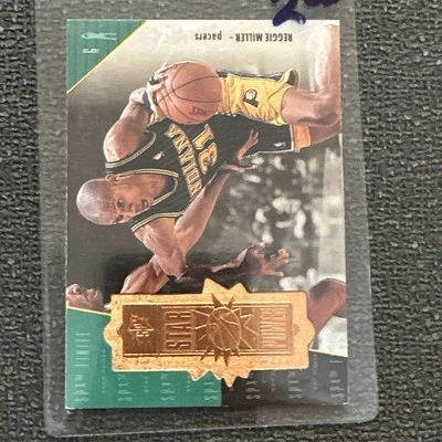 1998-99 Upper Deck SPX Finite Reggie Miller - Star Power/5400 - Indiana Pacers - Image 1 of 2