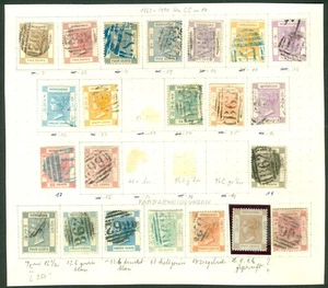 Early Hong Kong 1863 onwards, values to 96c. 22 stamps. Good to fine used... - Picture 1 of 1