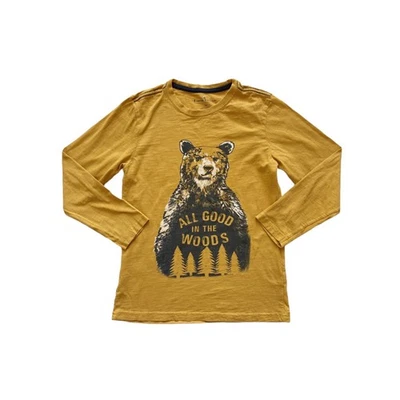 Tailor Vintage All Good In The Woods Bear Tee Size 10 - Image 1 of 4