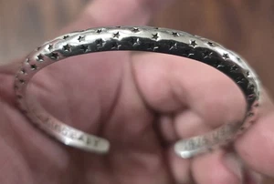 King Baby Studio Sterlingsilber 925 Sterne Armreif Armband UVP 895 $ Night Rider - Bild 1 von 4