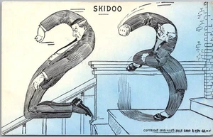Vintage 1906 "23 SKIDOO" Comic Postcard Illustrated PC Co. / Undivided Back - Picture 1 of 2
