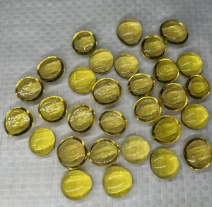Juego de piedras de vidrio amarillo de repuesto Pente (30 piezas) - Parker Brothers - Imagen 1 de 2