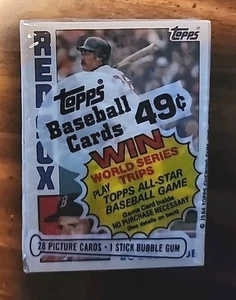 1984 Topps Baseball Cello Pack Wade Boggs On Top Dave Winfield On Back HOF - Picture 1 of 4