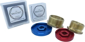 Brocket Conduit Bush Socket Set 20Mm & 25Mm Aluminium. (Made in the UK) - Picture 1 of 12