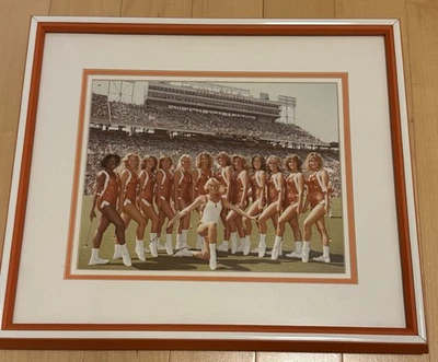 VTG Framed 1982 Tennessee Volunteers Football Photo Majorettes UT Neyland Cheer - Image 1 of 4