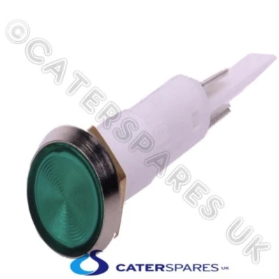 NE46 LINCAT 10MM GREEN NEON INDICATOR FOR GRIDDLES / FRYERS / SOLID TOP RANGE
