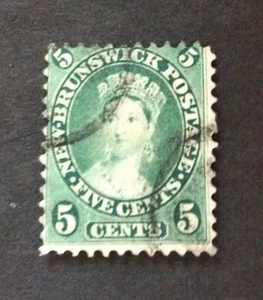 BroadviewStamps Canada provinces New Brunswick #8 Used F-VF.  CV$22 - Picture 1 of 2