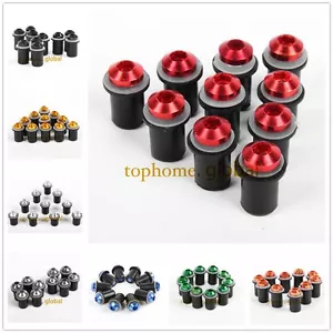 Universal Windscreen Windshield Bolts Screw Kit For Honda Suzuki Yamaha Kawasaki - Bild 1 von 9
