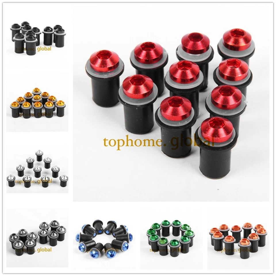 Universal Windscreen Windshield Bolts Screw Kit For Honda Suzuki Yamaha Kawasaki - Image 1 of 1