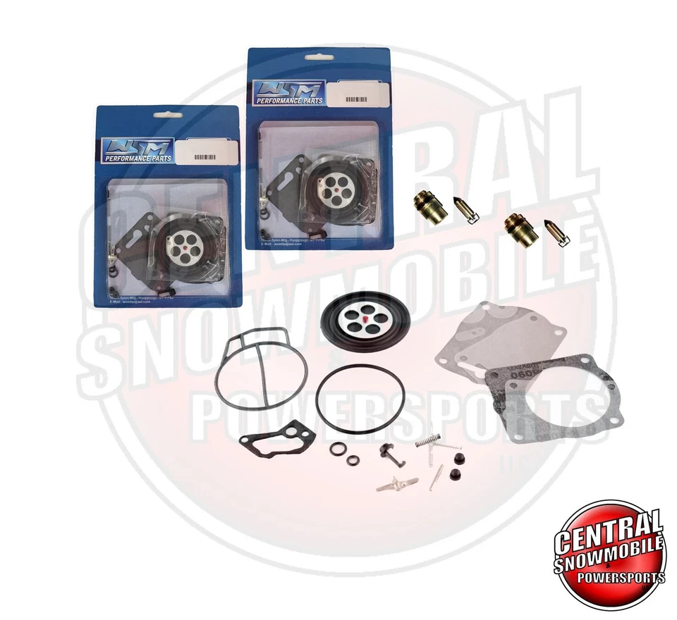 2x Kit Reparación Doble Carburador YAMAHA GP GPR XL XLT 800 con Agujas 98-05 PWC Foto 1 de 1