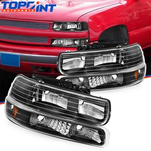 Par de faros halógenos para Chevy Suburban 1500 Tahoe 5,3 L 2000-2006 - Imagen 1 de 21