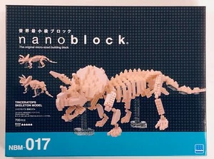 Nanoblock Triceratops Esqueleto Micro-Mini Bloques de Construcción 700 Piezas 12 años + Nuevo - Imagen 1 de 6