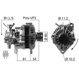 Alternator EB315Q TA000A61201 TA000A56901 600024 600005 AX1334 N5110322 MSN2624 - Picture 1 of 1