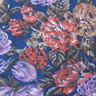 Fabric 1970'S 1980'S Floral Pattern Cotton Fabric 44"X168"