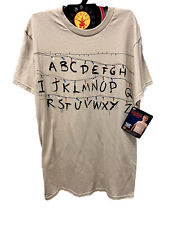 Rubie's T-Shirt Child Large Beige Netflix Stranger Things Alphabet Short Sleeve
