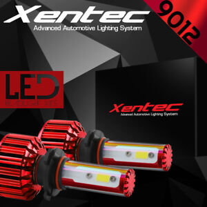 XENTEC LED HID Headlight Conversion kit 9012 6000K for 2012-2017 Fiat 500
