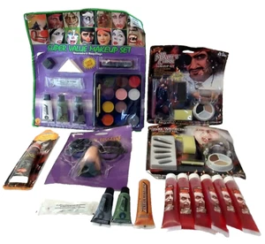 Lote de 15 disfraces de maquillaje vintage de bruja de Drácula de sangre de Halloween - Imagen 1 de 6