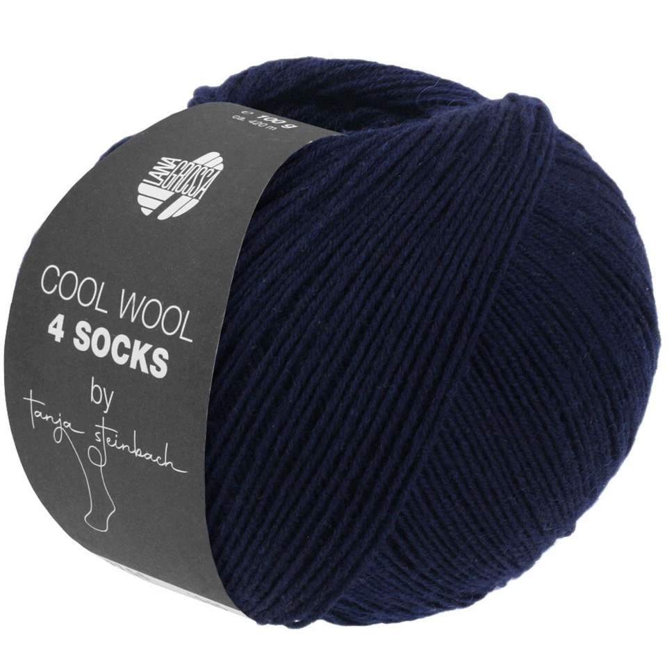 Lana Grossa Cool Wool 4 Socks uni 100g - diverse Farben - Bild 1 von 1