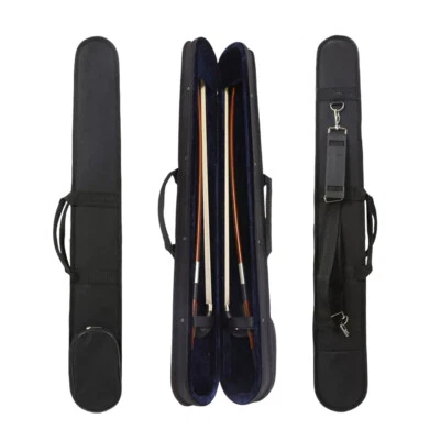 Upright Bass Bow Case Easy To Carry Bass Bow Box Hold 2pcs Bass Bow Strong Light - Image 1 of 4