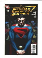 Justice Society of America #10 NM- 9.2 DC Comics 2007 Alex Ross Superman Cover