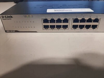 D-Link DGS1016C 16 Port Rack Mountable Ethernet Switch - Image 1 of 3