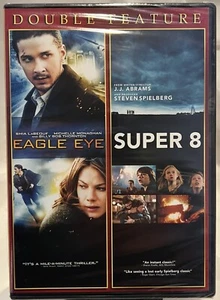 Eagle Eye & Super 8 [DVD, 097361702148] Double Feature - 2 Movies - Picture 1 of 2