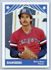 Barry Bass 1983 TCMA Burlington Rangers 