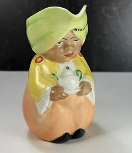 German Porcelain Toby Jug Creamer Figural Turkish Persian Arabian Woman w Teapot - Picture 1 of 14