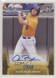 2020 Leaf Draft Auto Gold Alec Burleson #BA-AB1 Auto