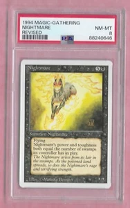 1994 MTG Revised NIGHTMARE PSA 8 NM-MT - Magic the Gathering - Picture 1 of 2