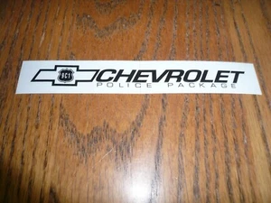 Chevrolet 9C1 Police Package Decal - Vintage - Picture 1 of 2