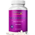 Spermidine 90 Capsules Wheat Germ Extract - 99% of 3HCL Spermidine for Longevity