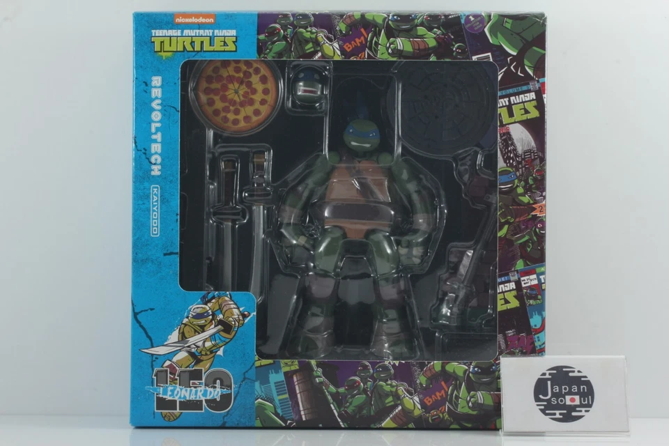 Kaiyodo Revoltech Leonardo Figure Teenage Mutant Ninja Turtles 2014 From JAPAN - Image 1 of 4