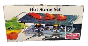 Fox Run Craftsmen Raclette Hot Stone Set, 2 burner tabletop model - Bild 1 von 5