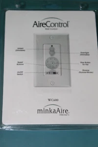MINKA AIRE WC600 WALL SWITCH LIGHT AND FAN CONTROL NEW IN BOX - Picture 1 of 2
