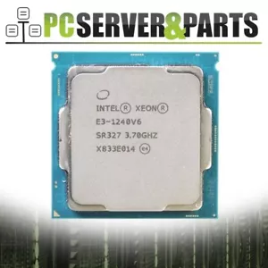 Intel Xeon E3-1240 v6 SR327 3.70GHz 8MB Quad Core LGA1151 CPU Processor - Picture 1 of 1