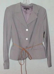 DAVID MEISTER BLAZER GRIGIO LANA S/B TAGLIA 10 NUOVO CON ETICHETTE $414 - Foto 1 di 1