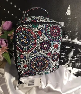 Vera Bradley Lunch Bunch Bag School/Work in STAINED GLASS MEDALLION NWT RV$40 - Picture 1 of 11