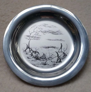 RUSSELL DRYSDALE (1912-81): Limited edition sterlling silver plate Western Lands - Picture 1 of 4
